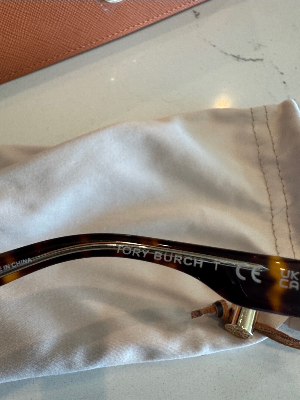 Tory Burch Tortoiseshell Cat-Eye Glasses with Brown Case - Picture 7 of 8